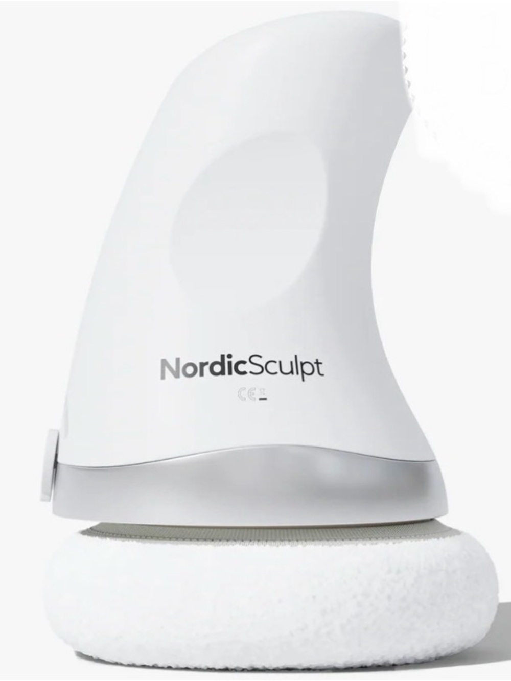 White Body Sculpting Massager - Gentle Exfoliation & Tone